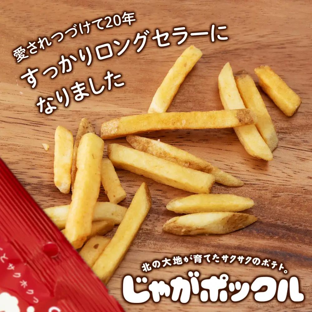【北海道限定】 じゃがポックル オホーツクの塩 12袋 (1袋 33g)