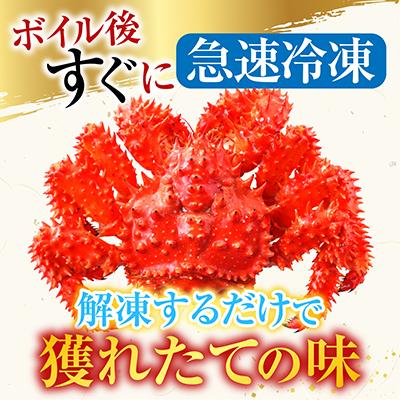 ふるさと納税 根室市 ＜12/21まで年内配送＞★花咲かに300g前後〜450g前後×3尾 A-36001 |  | 02