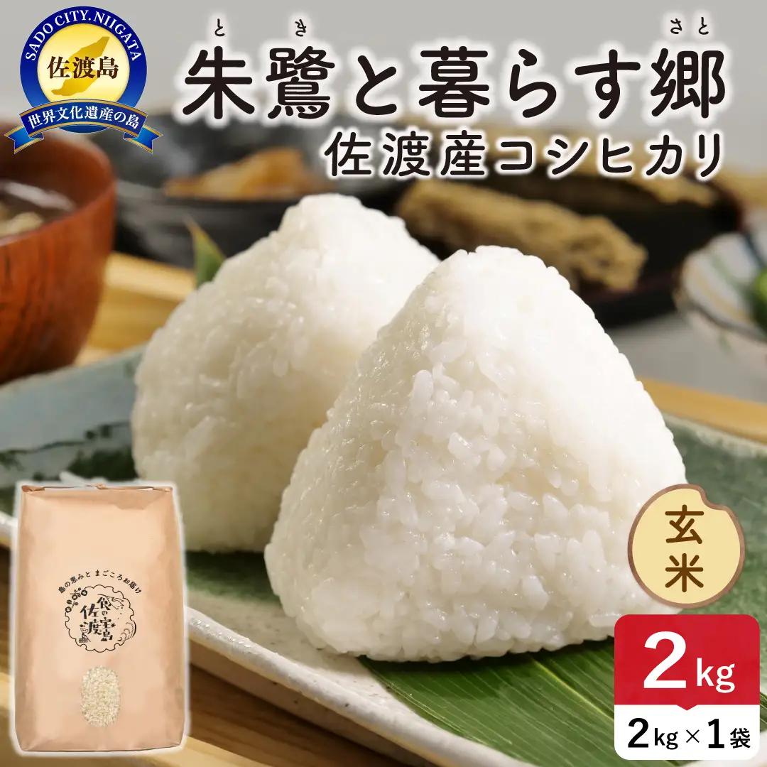 令和8年産 佐渡島産 朱鷺と暮らす郷 玄米2kg 特別栽培米