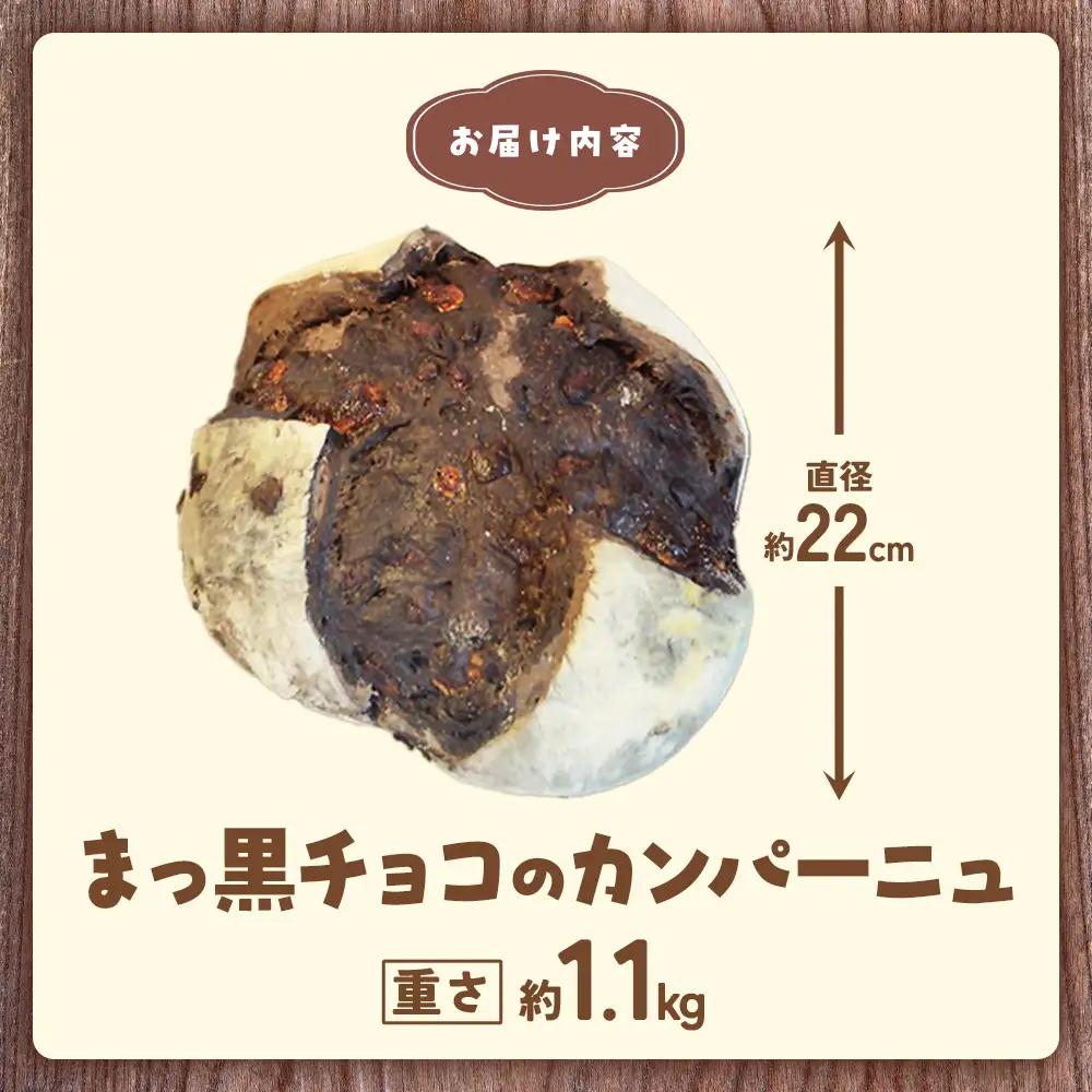 自家製天然酵母を使ったまっ黒チョコのカンパーニュ | パンパンパンパン
