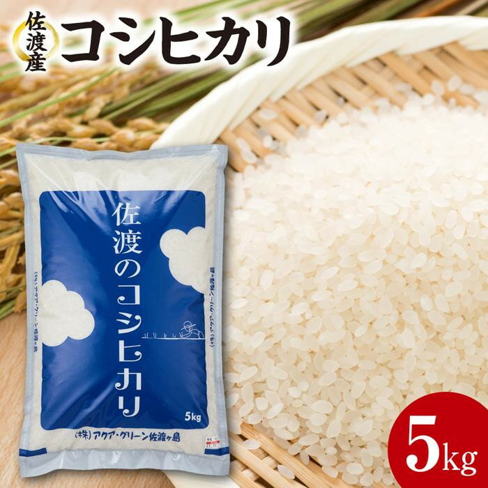 【ふるさと納税】【令和7年産】佐渡産コシヒカリ　5kg