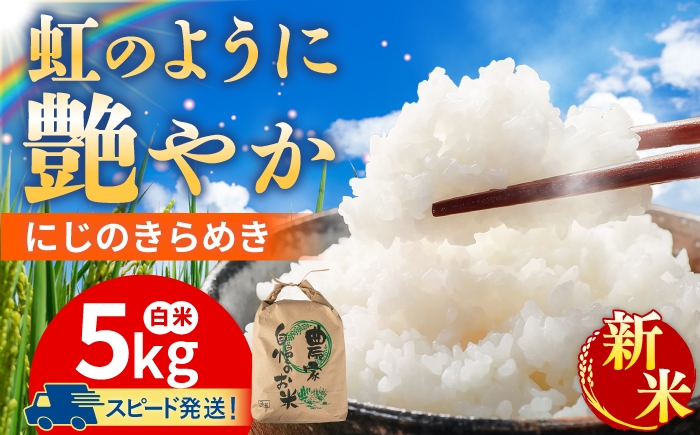
                  にじのきらめき 白米 5kg 糸島市産 糸島市 / 糸島の恵み コメ こめ ご飯 [AGR004]
                