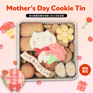 クッキー缶 小さな宝箱 母の日 アイシングクッキー