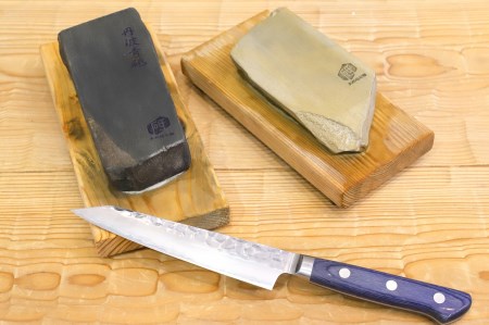 包丁研ぎ講習と オリジナル 砥石 制作＜天然砥石館＞