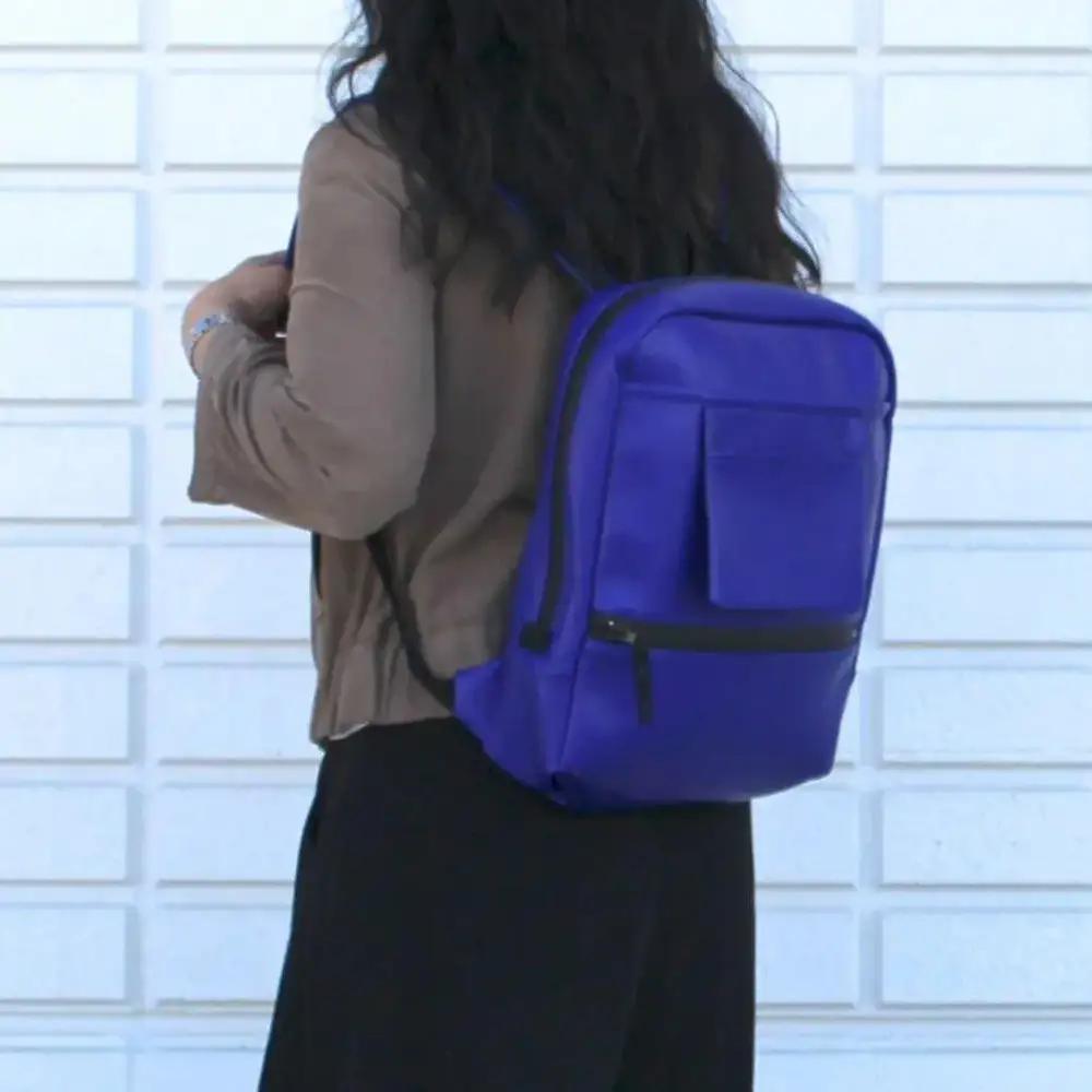 FUKUNARY デイパック 軽量 ミカサ MIKASA バレーボール リュック ブルー バックパック 1泊2日 旅行 出張 ビジネス 通勤 通学 メンズ レディース 日本製 広島市 フクナリー M0