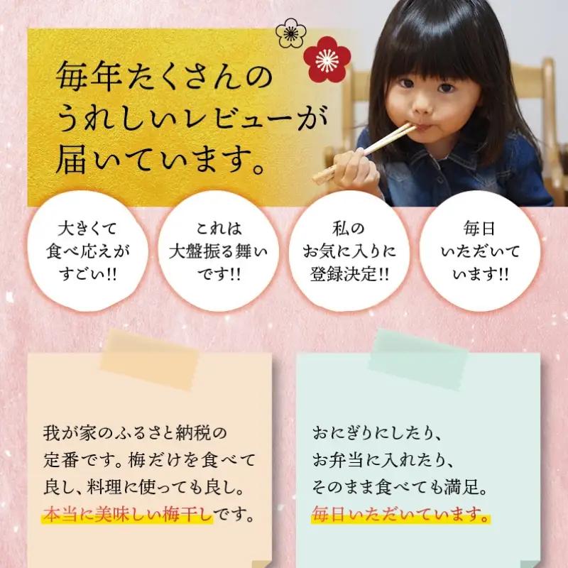 はちみつ梅干し 1.4kg【ご家庭用】 梅干し 南高梅【inm100C】
