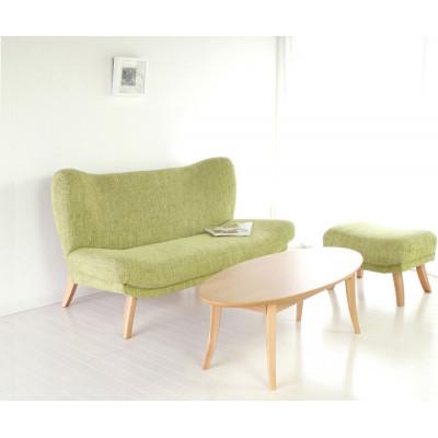 ふるさと納税 旭川市 旭川家具 宮田産業 CAPA(キャパ) 2人掛けソファ タモ_01374