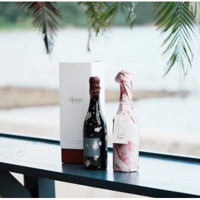 ふるさと納税 瀬戸内町 tlass-2024 1st Edition-海底熟成前後飲み比べ赤ワイン