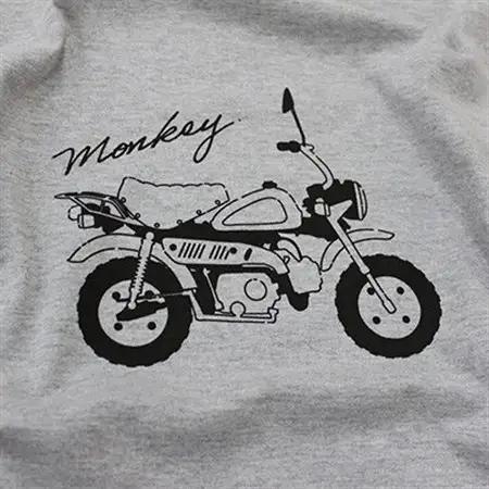 Monkey Tシャツ (ユニセックス)【XLサイズ　グレー】【1644762】
