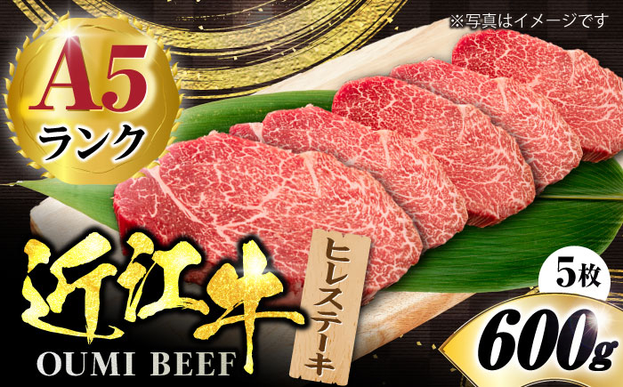 
            近江牛ヒレ120g×5　滋賀県長浜市/株式会社元祖鳥宗亭 [AQCS009] 肉 牛肉 近江牛 ヒレ ステーキ 牛肉 肉 にく お肉 和牛
          