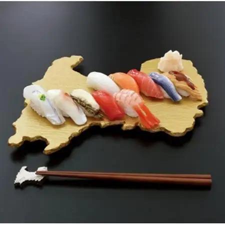 高岡銅器製 富山県プレート 黒 1枚_雑貨・日用品 皿・椀 食器 _【1562797】