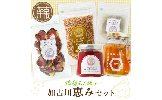 【播磨モノ語り】加古川の恵みセット《 はちみつ グラノーラ いちじく お茶 ジャム 詰め合わせ セット 》【164005I000】