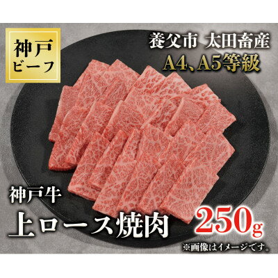 【ふるさと納税】神戸牛　上ロース焼肉(250g/400g/600g/1000g)【配送不可地域：離島】【G1441999】