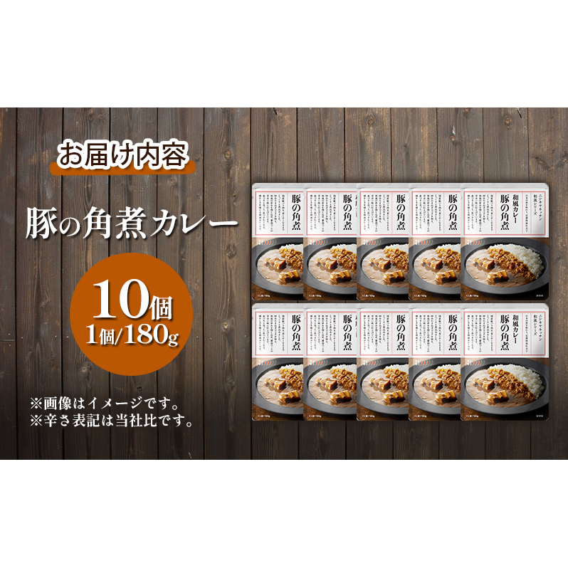【定期便3回】カレー 豚の角煮カレー 10個 セット NISHIKIYA KITCHEN レトルト レトルト食品 レトルトカレー 角煮 豚 惣菜 非常食 災害 防災 備蓄 贈り物 プレゼント ギフト 