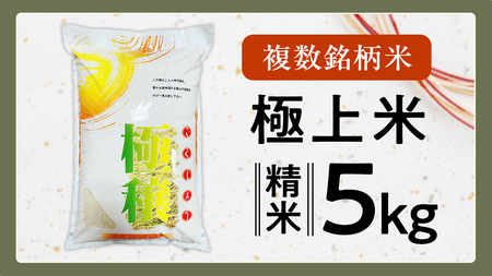 【 令和7年産 】 極上ふるさと米 精米 5kg (茨城県共通返礼品 かすみがうら市)  [EX031sa]