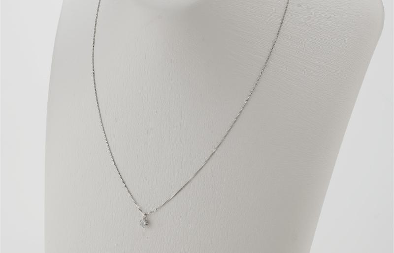 アルカンシェル プラチナ ダイヤ プチペンダント（計0.2ct）【鑑別書付き ジュエリー プレゼント ギフト ファッション アクセサリー 贈り物 贈答 お祝い 記念日】 J013-4