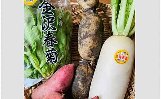 
            石川県産の人気野菜　贅沢詰め合わせ（秋冬）
          