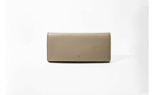 キプリス本革製ササマチ長財布　カラー：トープ【革小物 革製品 ソフトシュリンクレザー 牛革 しっとり シーズンレス 職人 財布】