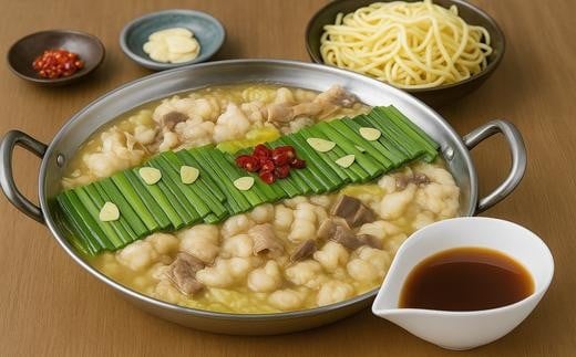 
「上田商店」博多もつ鍋セット(醤油味/3人前)【A6-016】
