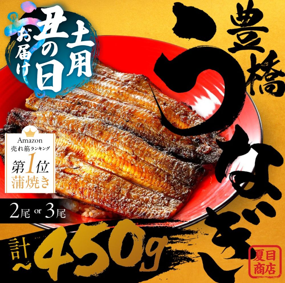 【ふるさと納税】★4.6 土用の丑の日 指定日OK! 国産 うなぎ 蒲焼 2尾 3尾 ~450g 夏目商店 蒲焼 国産うなぎ 海鮮 ウナギ 鰻 長蒲焼 年内発送 年内配送 年内 発送時期が選べる 豊橋うなぎ 冷凍 母の日 父の日 丑の日 惣菜 unagi まだ間に合う 期間限定 愛知 豊橋市