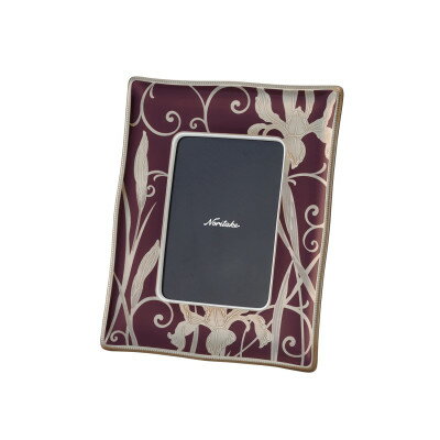 【ふるさと納税】ノリタケ【メゾンコレクション】アイリス フォトフレーム　紫紺(しこん)【1638200】