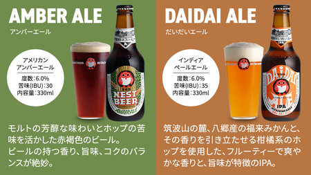 常陸野ネストビール 6種 12本 飲み比べ セット ビール クラフトビール ネストビール 木内酒造 飲み比べ 限定 [CJ010sa]