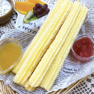 【定期便】国内製造　星のチュロス　プレーン朝食用　25本入り　全6回 ※着日指定不可