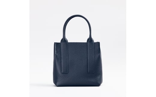 一枚仕立て手提げトートXS ネイビー【1383-QTW】｜革製品 レザー 国産 [0995]