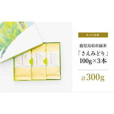 ふるさと納税 南さつま市 【日本茶AWARD受賞】高級深蒸し茶「さえみどり」 3本セット (100g×3袋) |  | 03