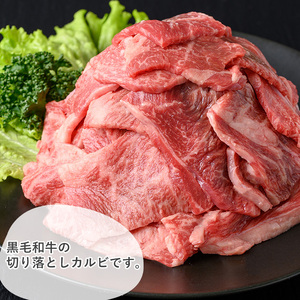 黒毛和牛 切り落としカルビ(1000g) 黒毛和牛 切り落とし カルビ 【1129】A538