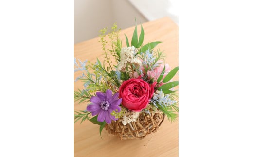 プリザーブドフラワー ルリ（ピンク）