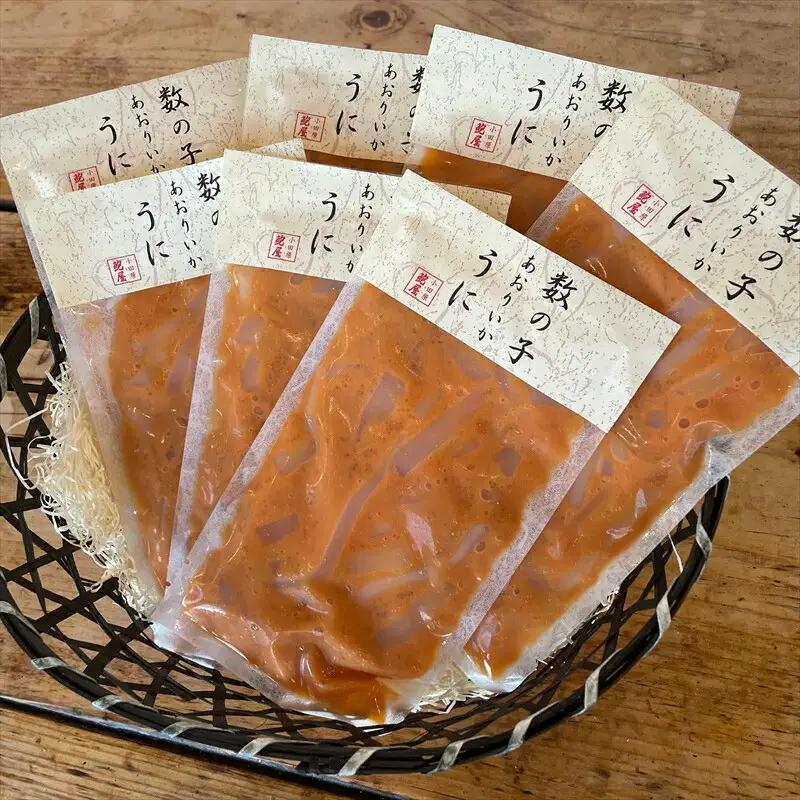 王様の塩辛 雲丹風味 7パック【あおりいか 塩辛 うに おつまみ 珍味 惣菜 海鮮 いかの塩辛 珍味 お取り寄せ 御中元 お中元 お歳暮 父の日 母の日 贈り物 日本酒 焼酎  塩辛】【神奈川県小田原