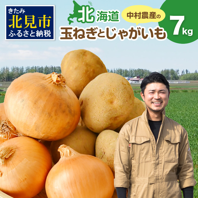 【予約：2026年10月から順次発送】北見市産 たまねぎとじゃがいもセット 約7kg ( 野菜 たまねぎ 玉ねぎ タマネギ 玉葱 ジャガイモ じゃがいも 北海道 セット ふるさと納税 )【002-00