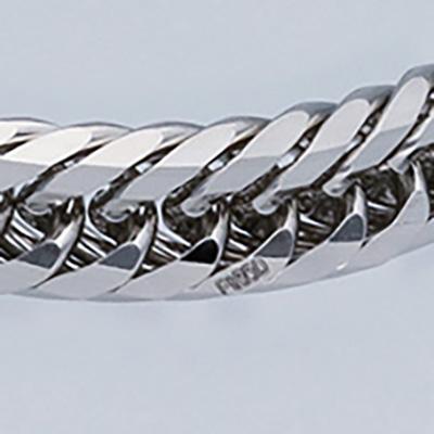 ふるさと納税 魚津市 Pt850　トリプル12面喜平リング　15号 |  | 02