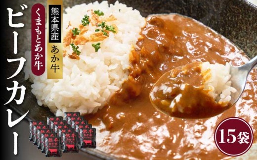 ビーフカレー 熊本県産あか牛使用 【くまもとあか牛ビーフカレー】 15人前 カレー あか牛