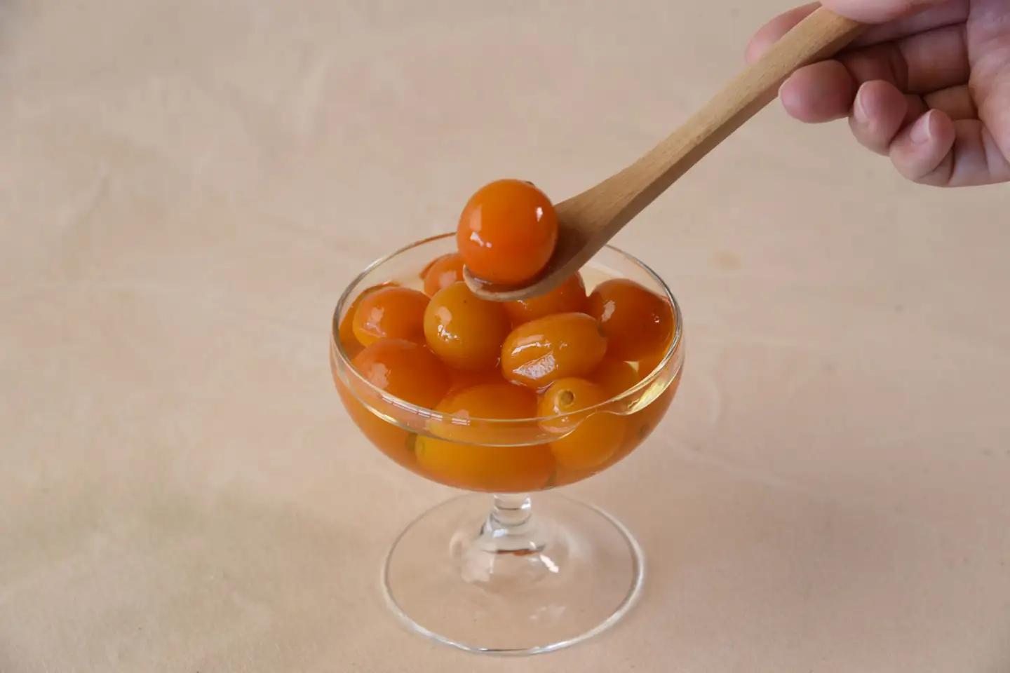 金柑シロップ漬け240ｇ（固形量120ｇ）×3袋