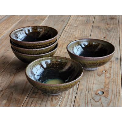 ふるさと納税 日置市 五客揃い四寸鉢