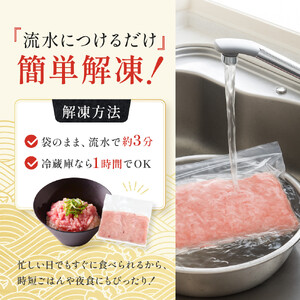 まぐろ たたき粗挽 １kg 100g×10パックセット ねぎとろ 鮪 冷凍 静岡市