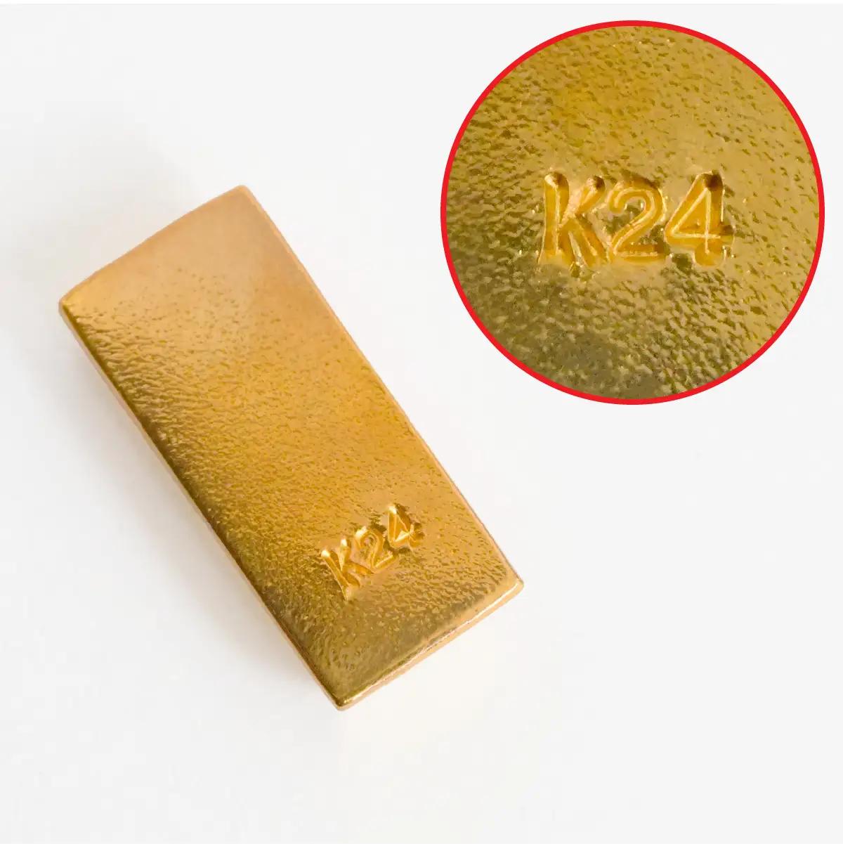 【置物】純金製(Ｋ２４) 富士山延べ棒1グラム ALPBK180