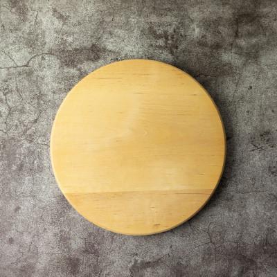 ふるさと納税 飛騨市 飛騨の広葉樹で作ったホールケーキプレート 丸型 1枚