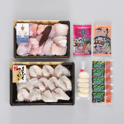 ふるさと納税 下関市 ヤマモ水産　天然 ふぐ・ あんこう 鍋　コラボセット(5-6人前) FR026 |  | 01