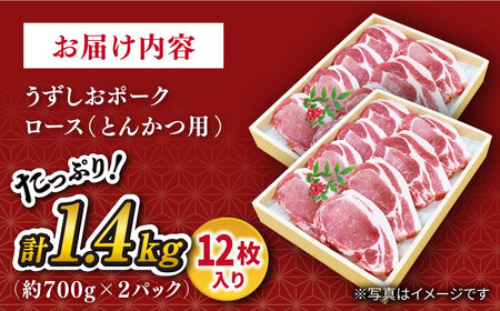 トンカツ 長崎 うずしおポーク ロース 約1.4kg [CAG101] トンカツ ロース