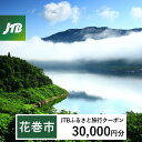 【ふるさと納税】【花巻市】JTBふるさと旅行クーポン（Eメール発行）30,000円分　岩手県 花巻市 花巻 温泉 トラベル 宿泊 予約 人気 おすすめ