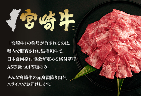 宮崎牛 ウデ モモ スライス セット 800g 赤身 霜降り肉 400g×2 |牛肉 牛 肉 ウデ モモ 赤身