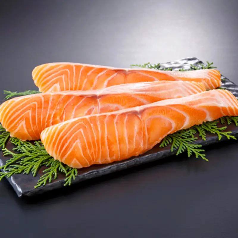 【極上の脂のり】アトランティックサーモン ロイン&ハラス食べ比べセット 約1kg (500g×2) ＜道産ネットミツハシ＞ 鮭 サーモン 北海道 森町 ふるさと納税 mr1-1418