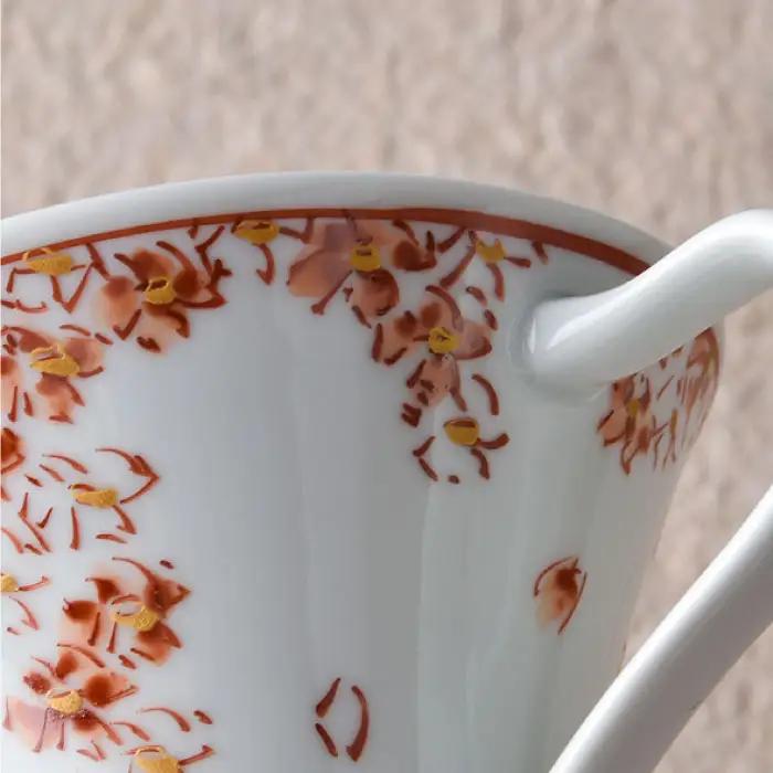 【波佐見焼】花しだれ ティーカップ 2個セット マグカップ スープマグ 陶器 食器 皿 【一夢窯】 [ZD06] 波佐見焼