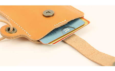 Native Creation カードポシェット NC3728 全8色 栃木レザー【納期1～2カ月】 【ORANGE】