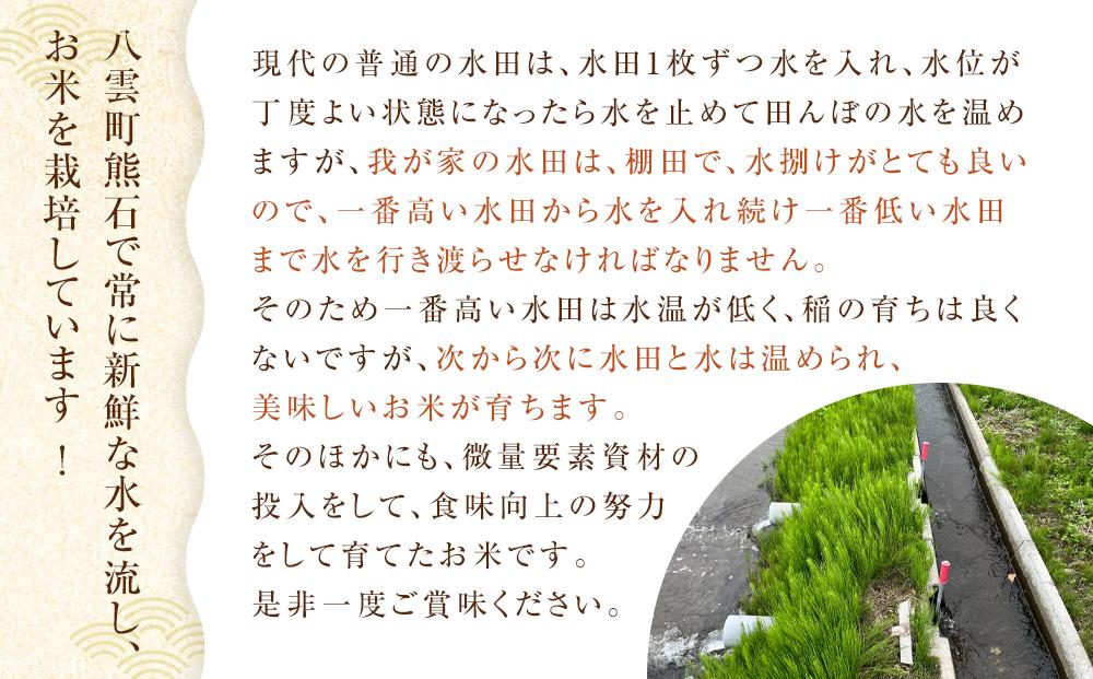 【先行受付】【4回定期便】北海道八雲町熊石産 ゆめぴりか(精白米) 10kg(5kg×2袋)　(令和6年産)