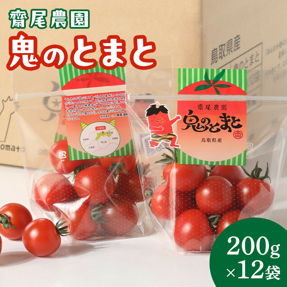 【ふるさと納税】347.鬼のとまと◇　※2026年6月上旬～10月下旬頃に順次発送予定 | とまと トマト ミニトマト プチトマト 野菜 新鮮 サラダ 鳥取県 北栄町 おすすめ 人気