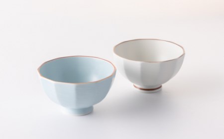 マカロン面取茶碗4点 NAZ011 